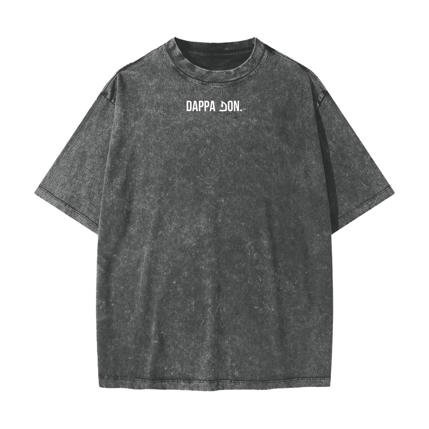 Heavyweight oversized graphic gym tee in snow washed cotton with bold slogan