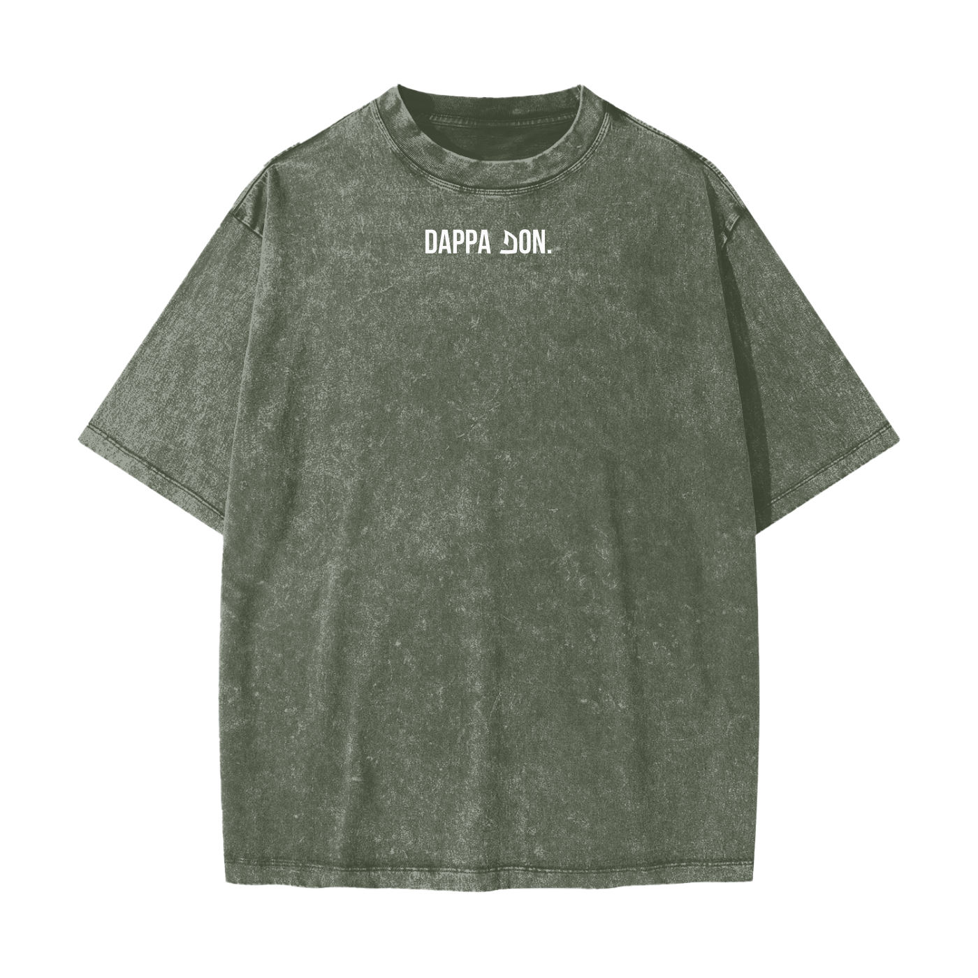 Heavyweight oversized graphic gym tee in snow washed cotton with bold slogan
