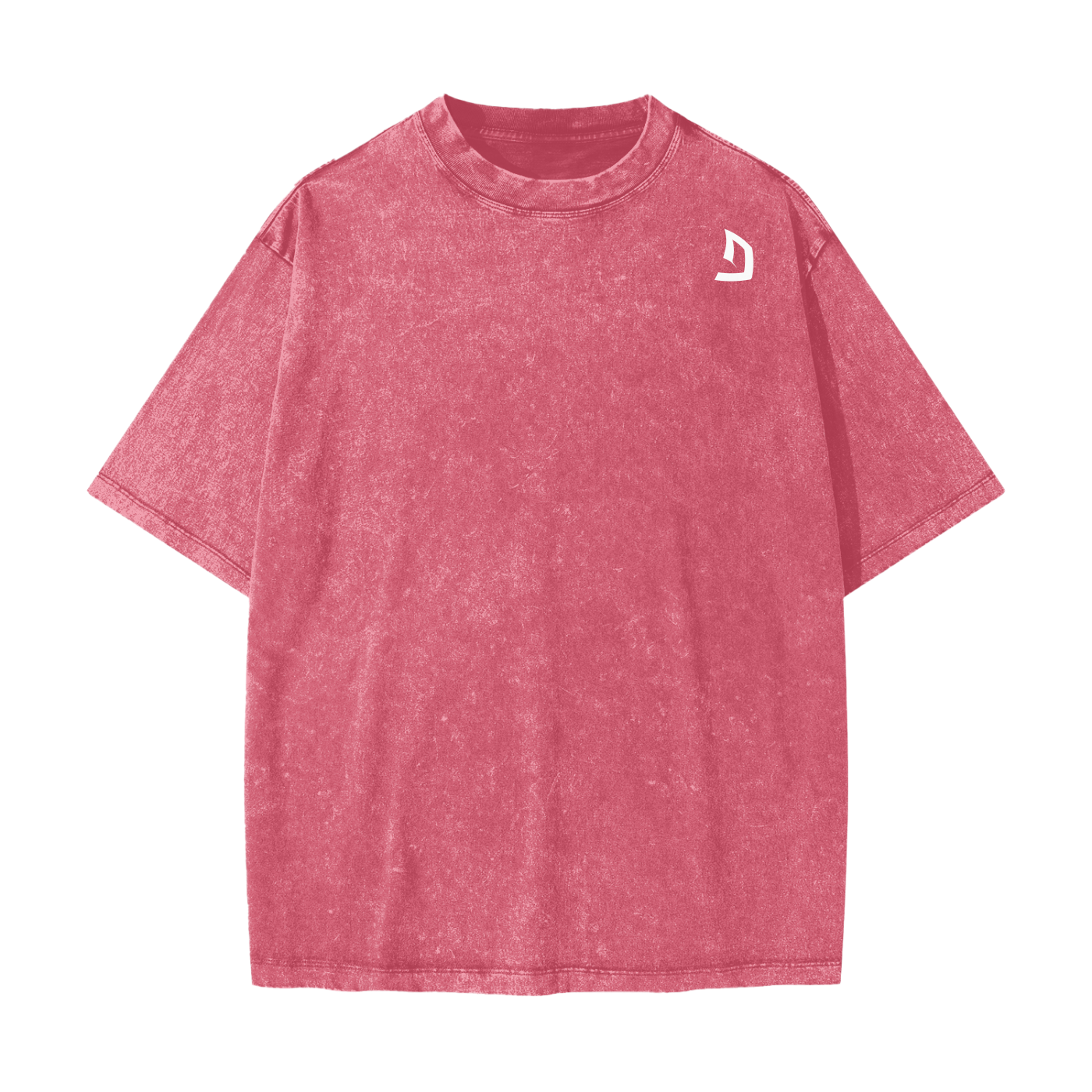Heavyweight oversized graphic gym tee in snow washed cotton with bold slogan and image
