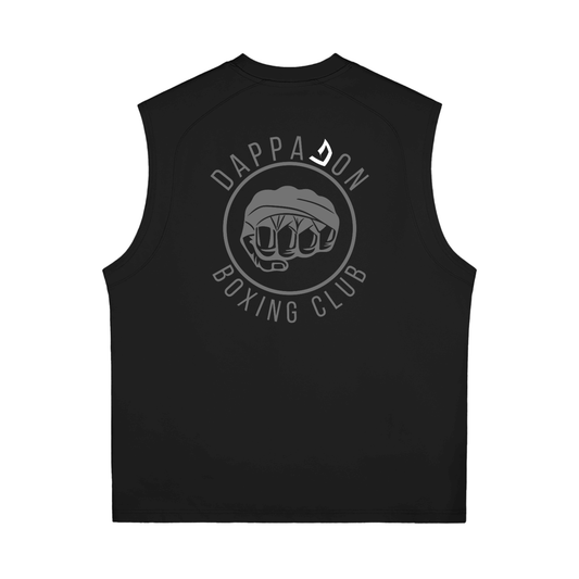 workout/gym graphic tank in cotton with bold slogan