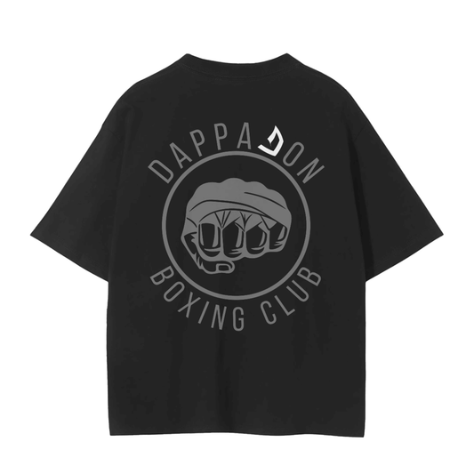 Loose fitted workout/ gym tee with bold slogan and image