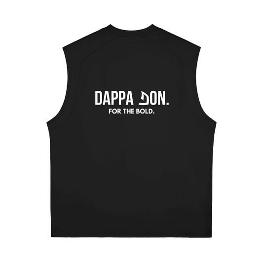 workout/gym graphic tank in cotton with bold slogan