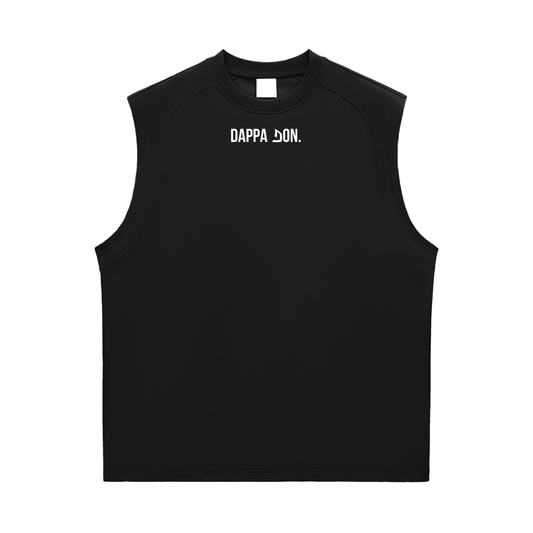 workout/gym graphic tank in cotton with bold slogan