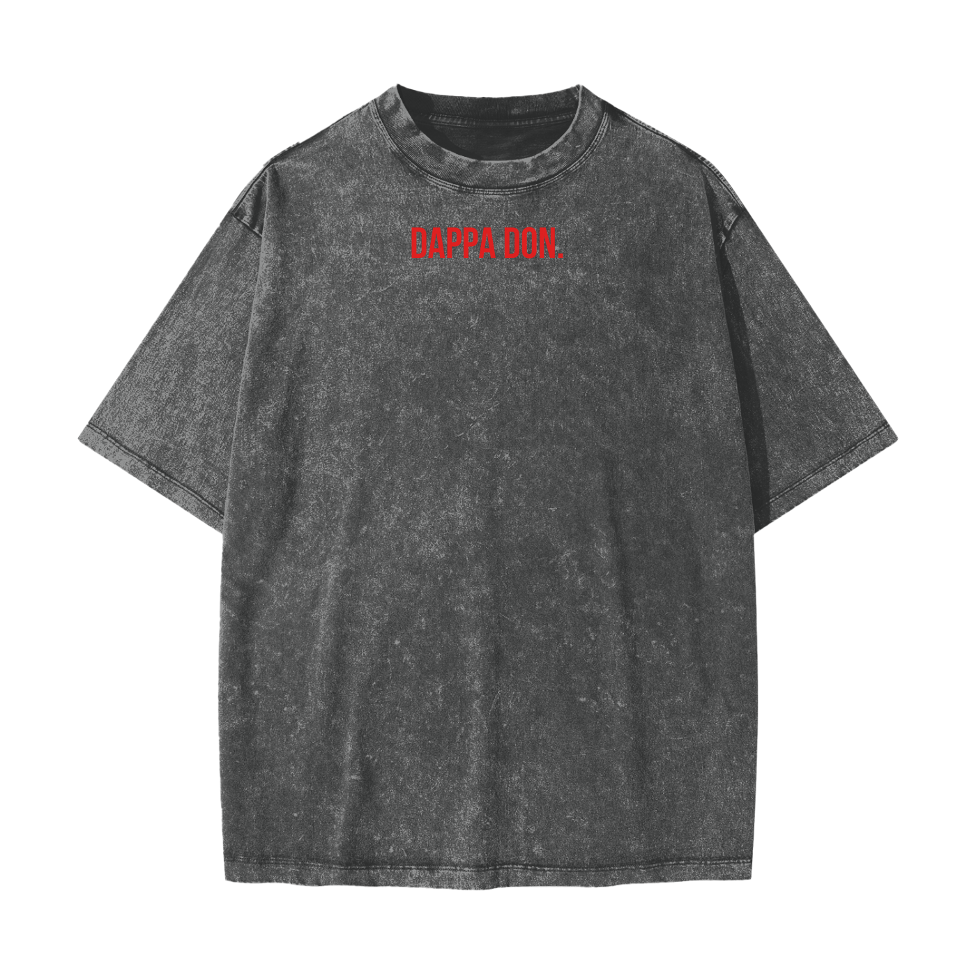 Heavyweight oversized graphic gym tee in snow washed cotton with bold slogan and image