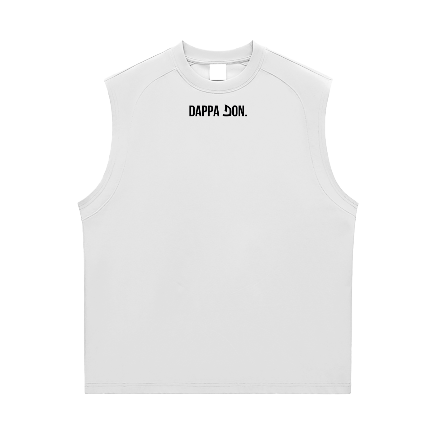 workout/gym graphic tank in cotton with bold slogan