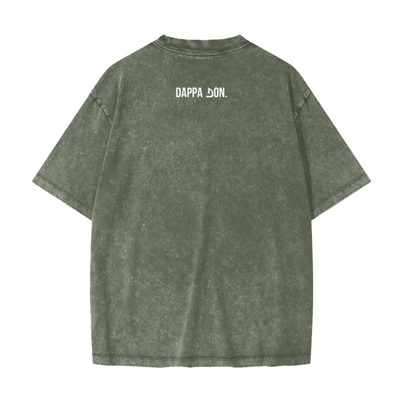 Heavyweight oversized graphic gym tee in snow washed cotton with bold slogan